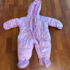 London Fog Purple Puffer Bunting